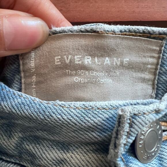 Everlane The 90's Cheeky Jean Organic Cotton Women's Jeans Size 23 Ankle Light - Picture 5 of 7